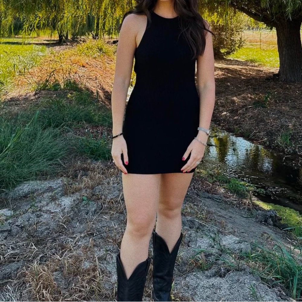 Aritzia Black mini dress